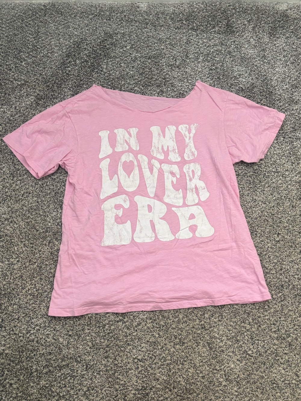 Pink Graphic Tee "IN MY LOVER ERA"